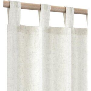Farmhouse Curtains for Living Room,Window Linen Curtains 84 Inch Length 2 Panels